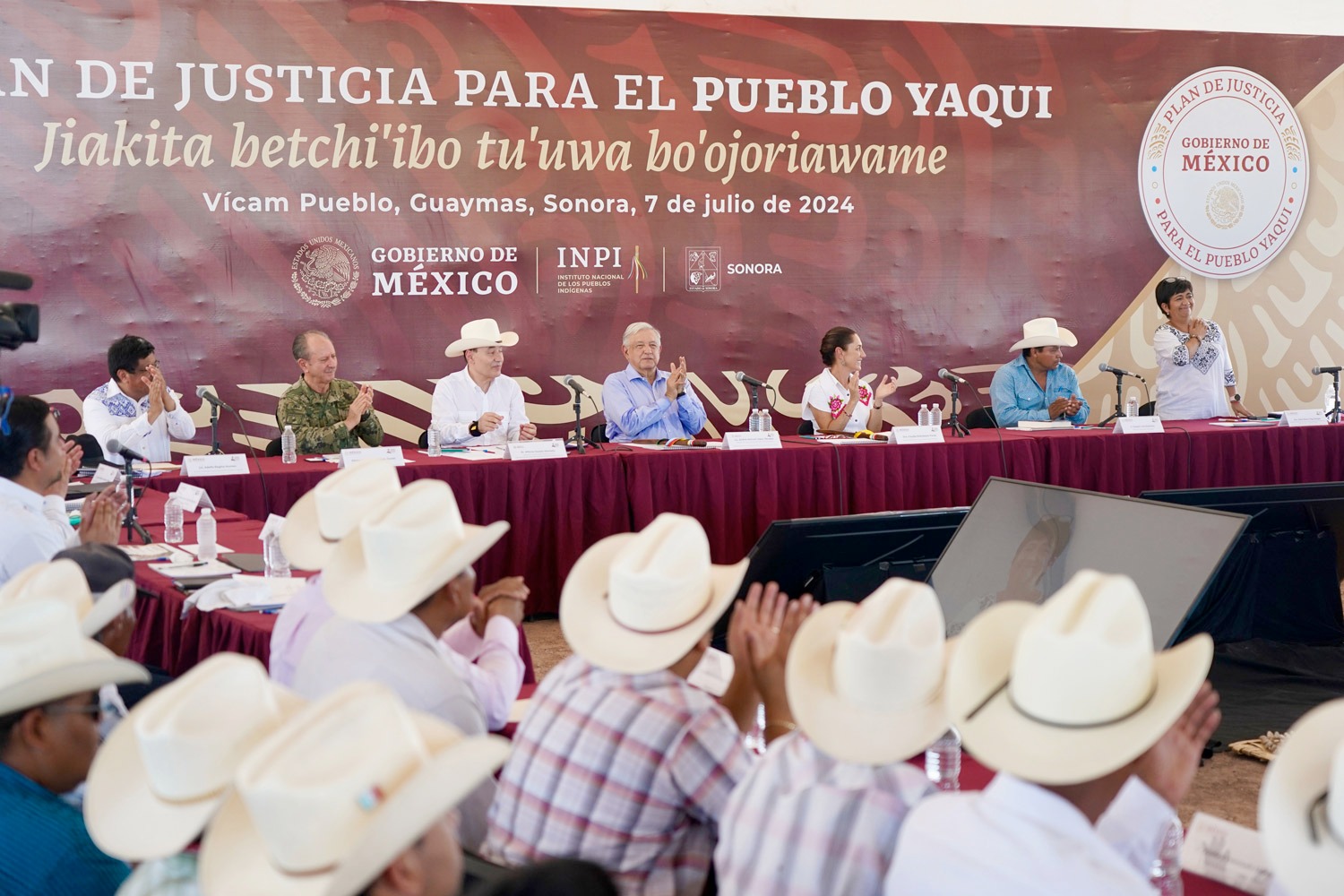 Sheinbaum asegura continuidad del Plan de Justicia para el Pueblo Yaqui 