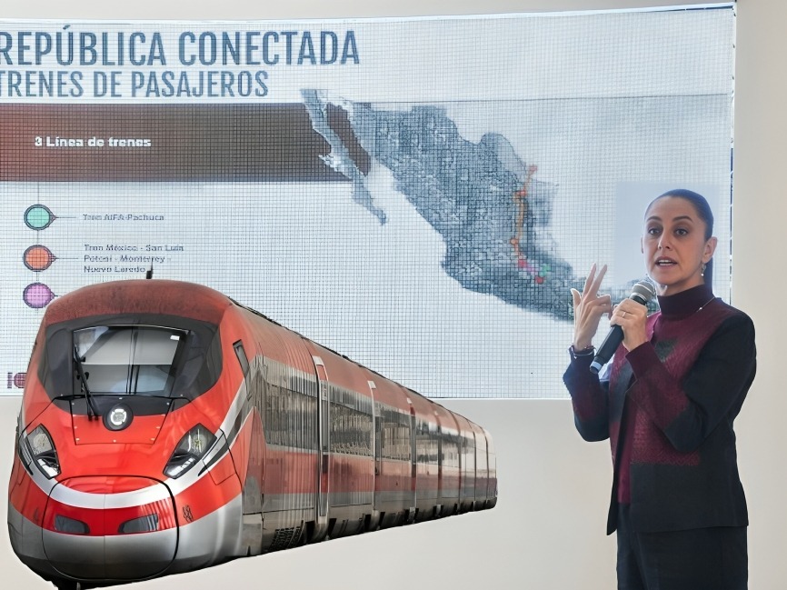 Sheinbaum reafirma compromiso de continuar con trenes