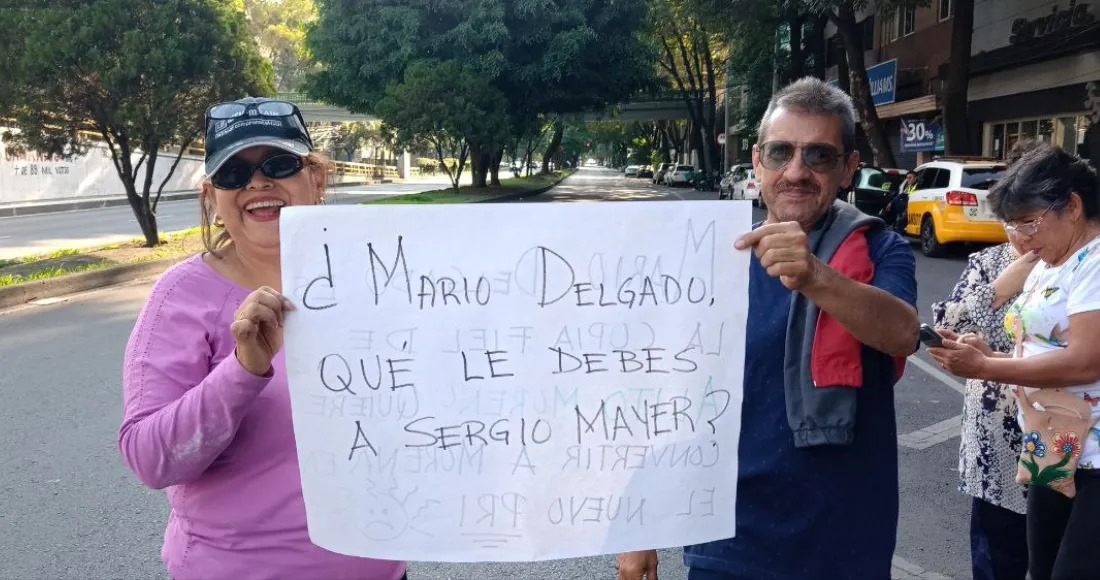 Simpatizantes exigen salida de Sergio mayer