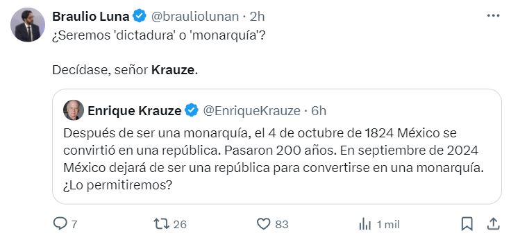 Enrique Krauze y la monarquía