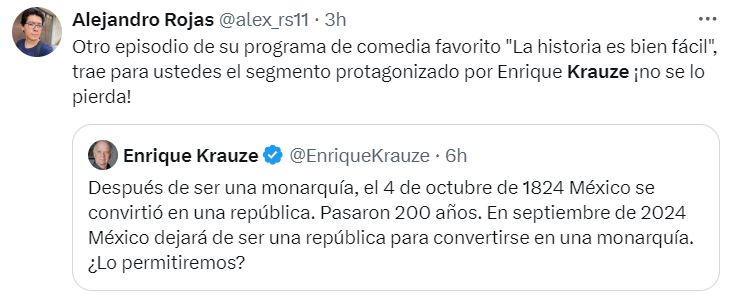 Enrique Krauze mal opositor