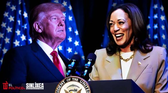 Kamala Harris aventaja a Trump por un punto en encuesta