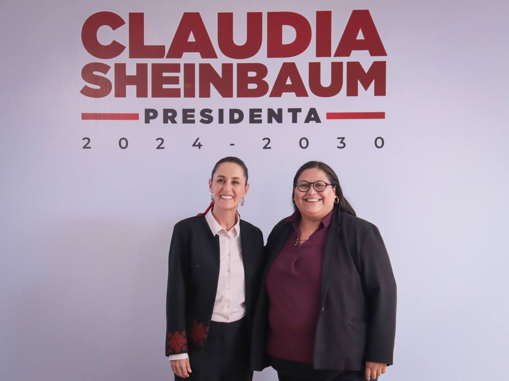 Citlalli Hernández y Sheinbaum