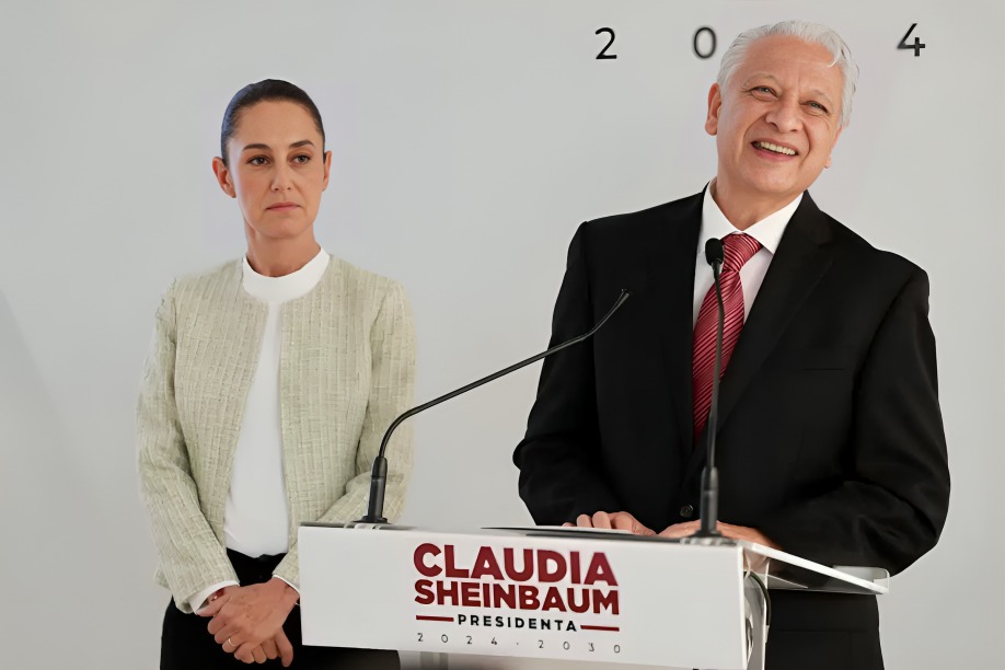 Sheinbaum y Víctor Rodíguez 