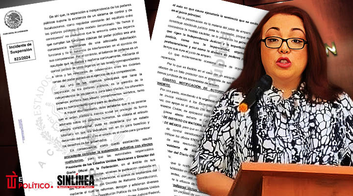 Jueza frena reforma judicial en el DOF