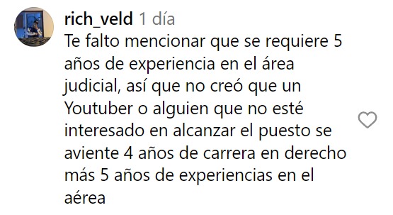 Luisito Comunica no explicó requisitos completos