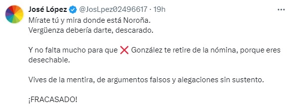 Se burlan de Acosta Naranjo