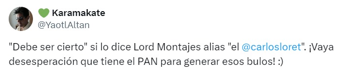 Usuarios llaman lord montajes a Loret