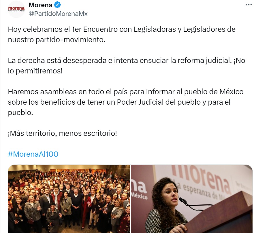 Comunicado Morena Senadores