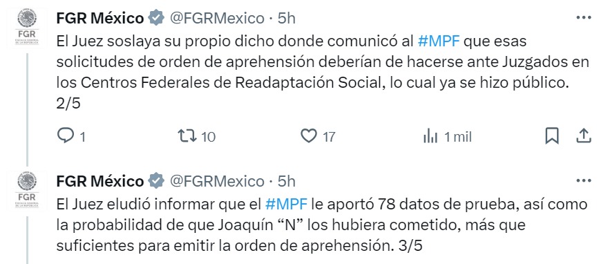 FGR señala al juez Díaz