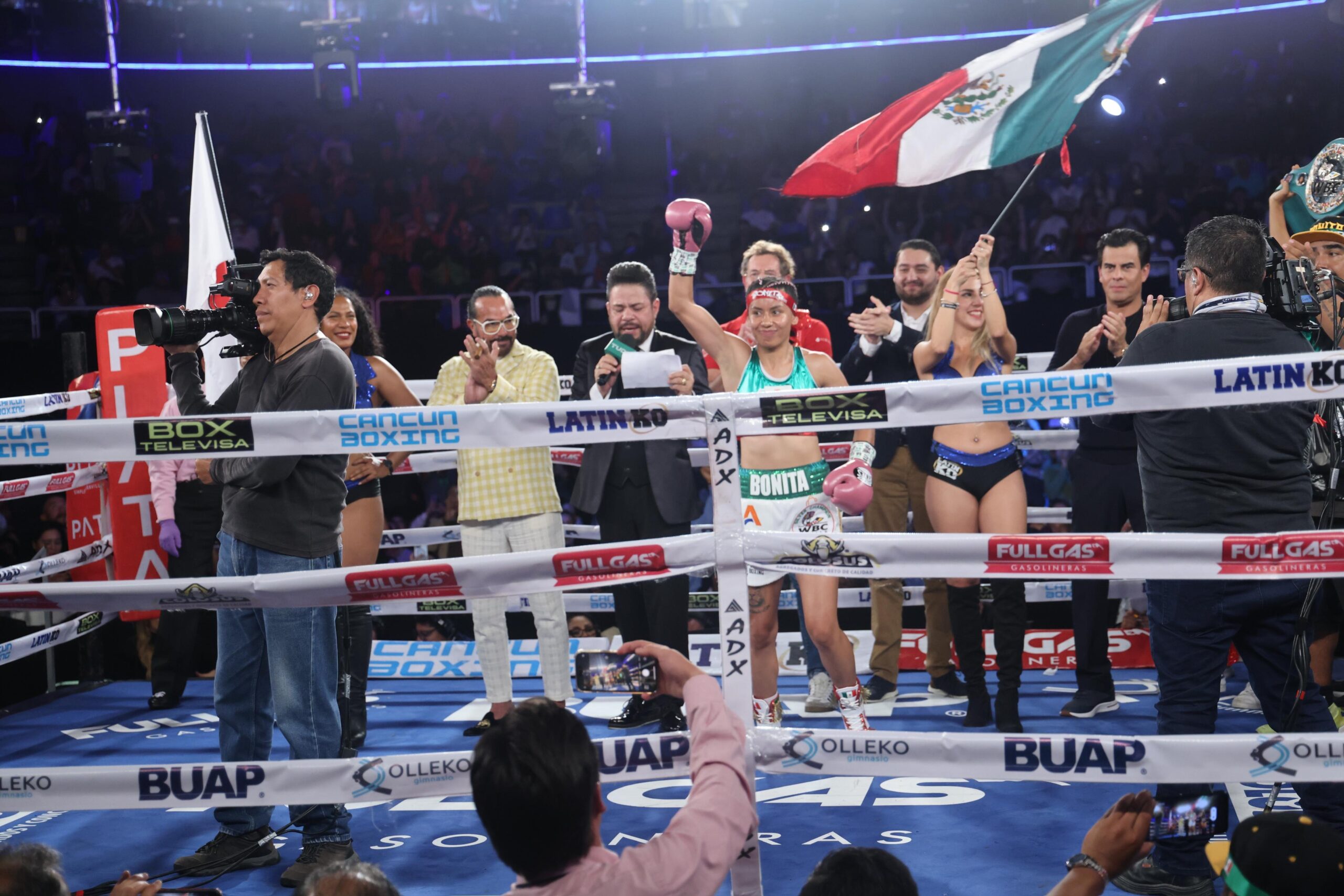 Gabriela "La Bonita" Sánchez defiende campeonato