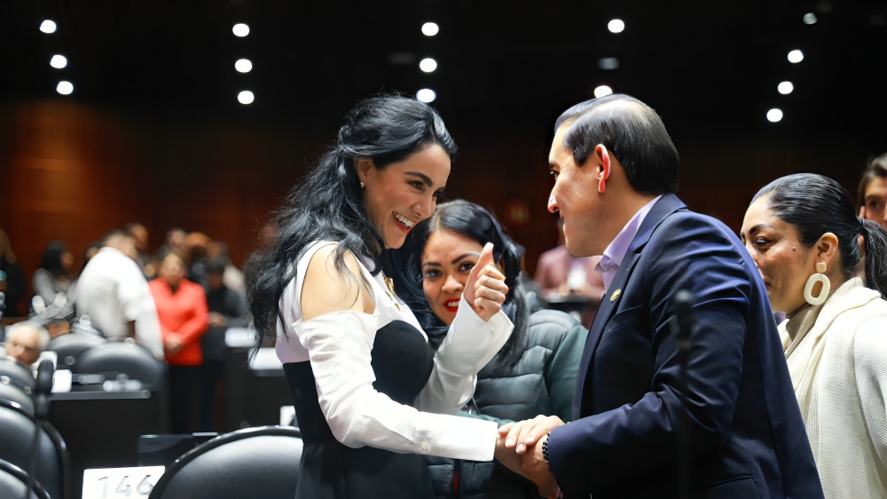 Gaby Jiménez en la Cámara de Diputados