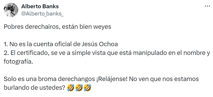 Jesús Ochoa cuenta