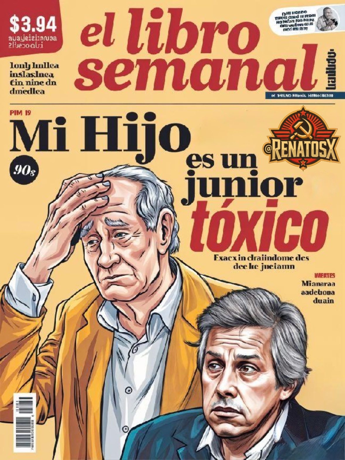 Junior tóxico, furor en redes