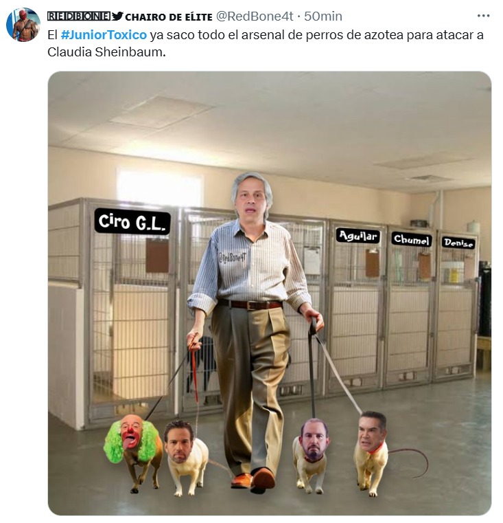 Junior tóxico y sus periodistas