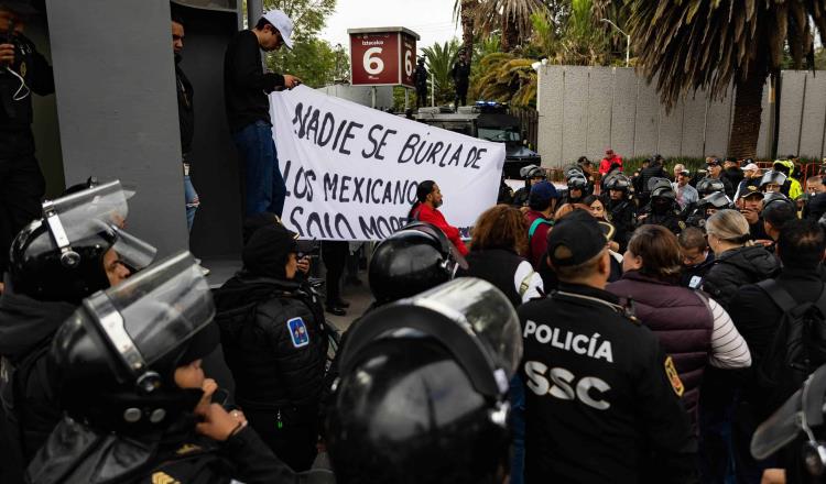 Manifestación de la Jufed