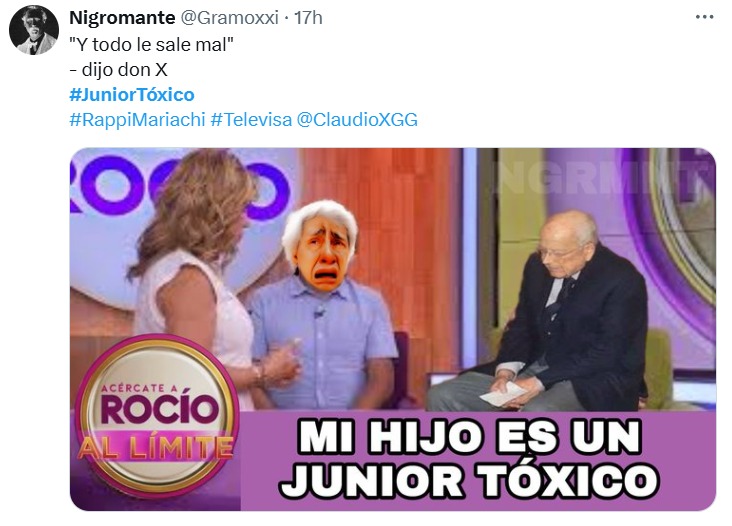 Meme hijo es junior toxico