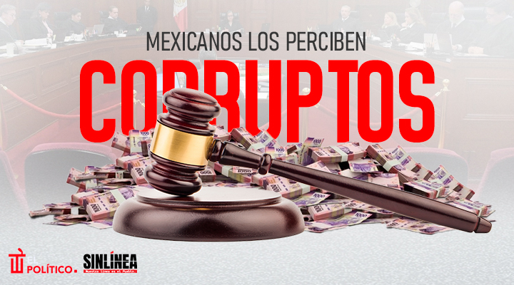 Los mexicanos perciben corrupción dentro del PJF