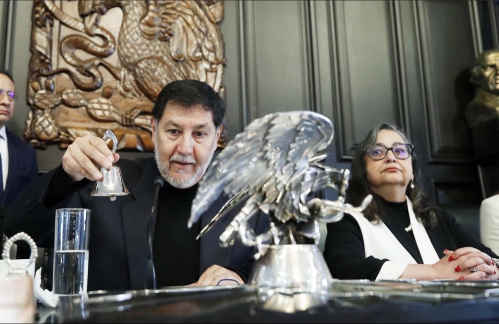 Noroña y Norma Piña en el Senado