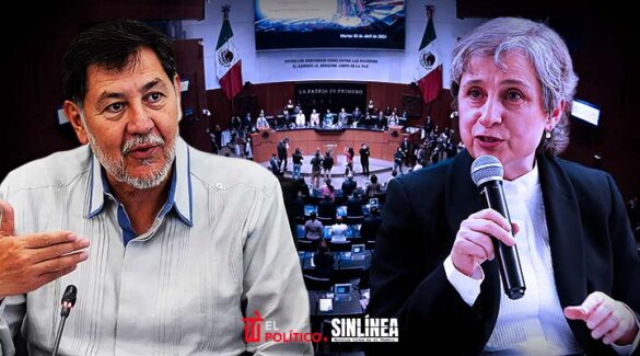 Noroña y Aristegui pelean por reforma al Poder Judicial