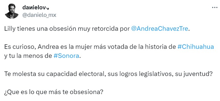 Obsesión con Andrea Chávez