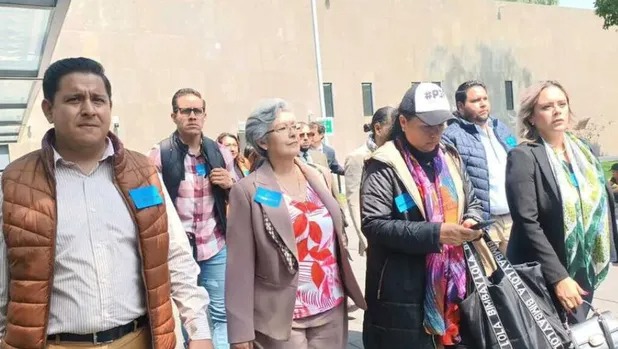 Patricia Aguayo, vocera de trabajadores del PJF