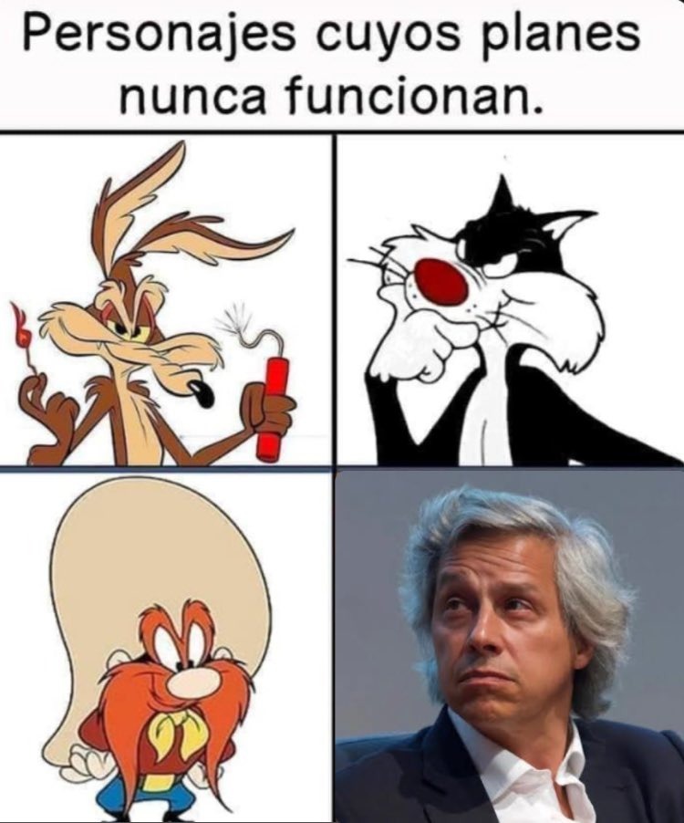 Personajes cuyos planes no funcionan