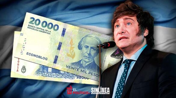 Argentina lanza billete de 20 mil pesos ante inflación