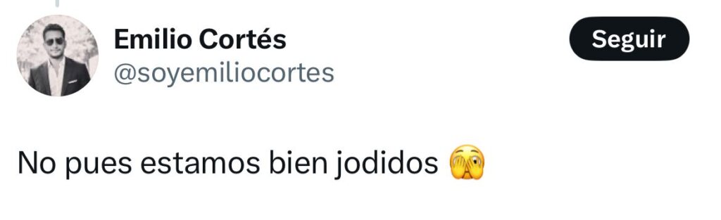 Estamos jodidos