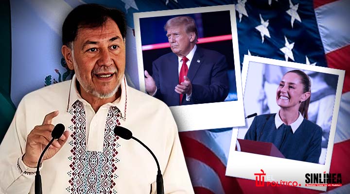 Noroña defiende a Sheinbaum tras amenaza arancelaria de Trump