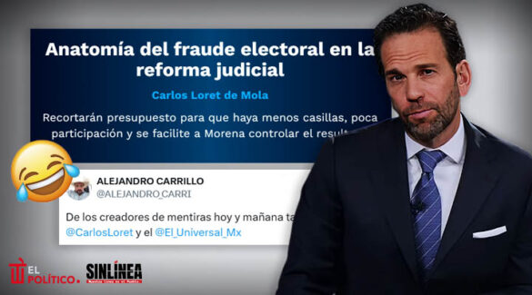 Redes tunden a Loret tras inventar "nuevo fraude" de Morena