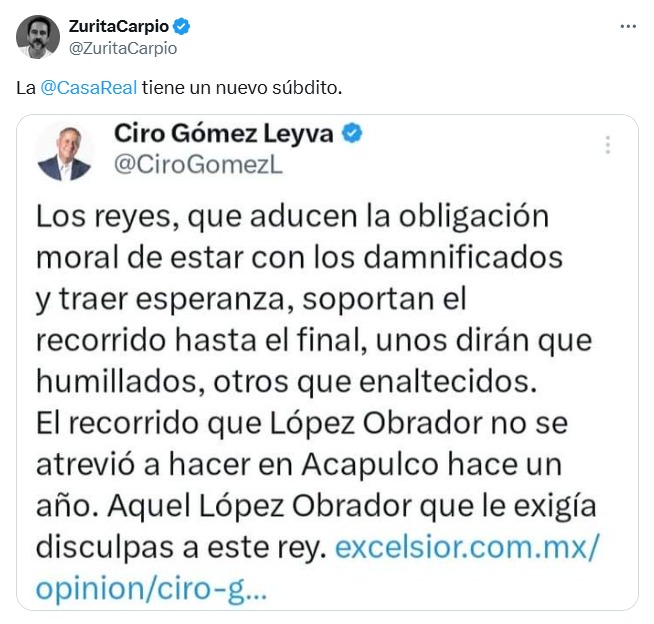 Usuarios tunden a Ciro Gómez