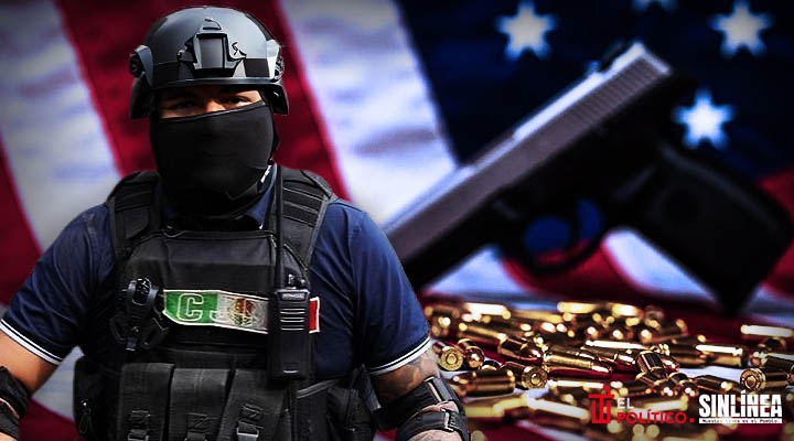 7 de cada 10 armas usadas por criminales en México son de EU