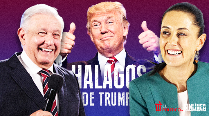 Donald Trump y sus halagos a Sheinbaum y AMLO