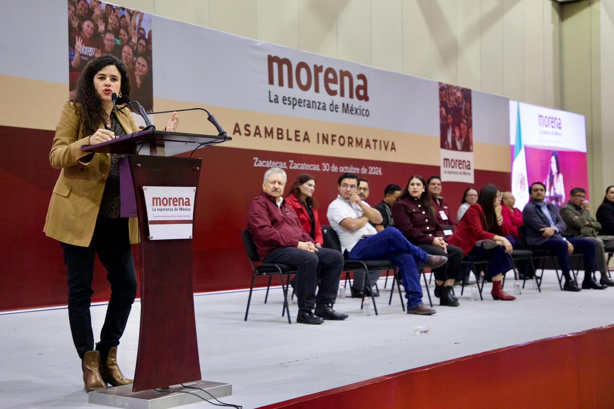 Luisa Alcalde pide cuidar la unidad dentro de Morena