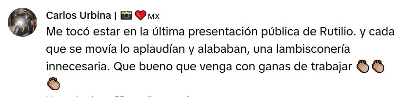 Comentarios positivos para Eduardo Ramírez