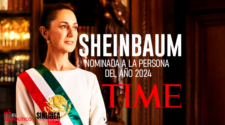 Revista Time: Sheinbaum nominada a persona del año 2024