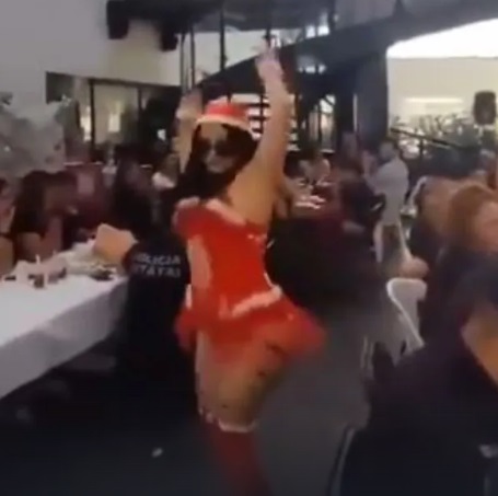 Bailarina en posada en Córdoba