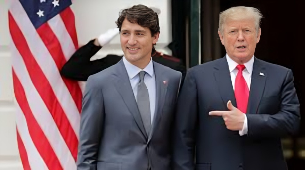 Trump y Justin Trudeau