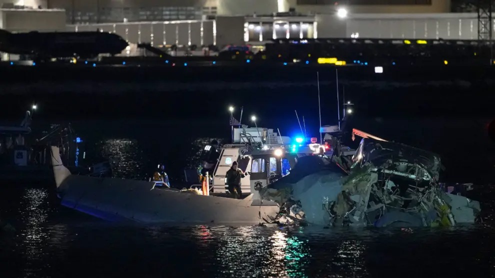 Accidente aéreo en Washington