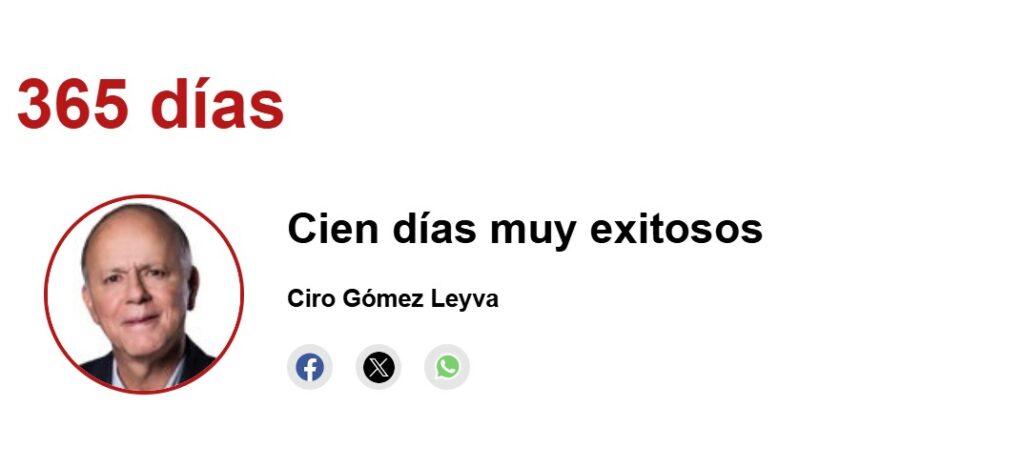 Columna de Ciro Gómez Leyva