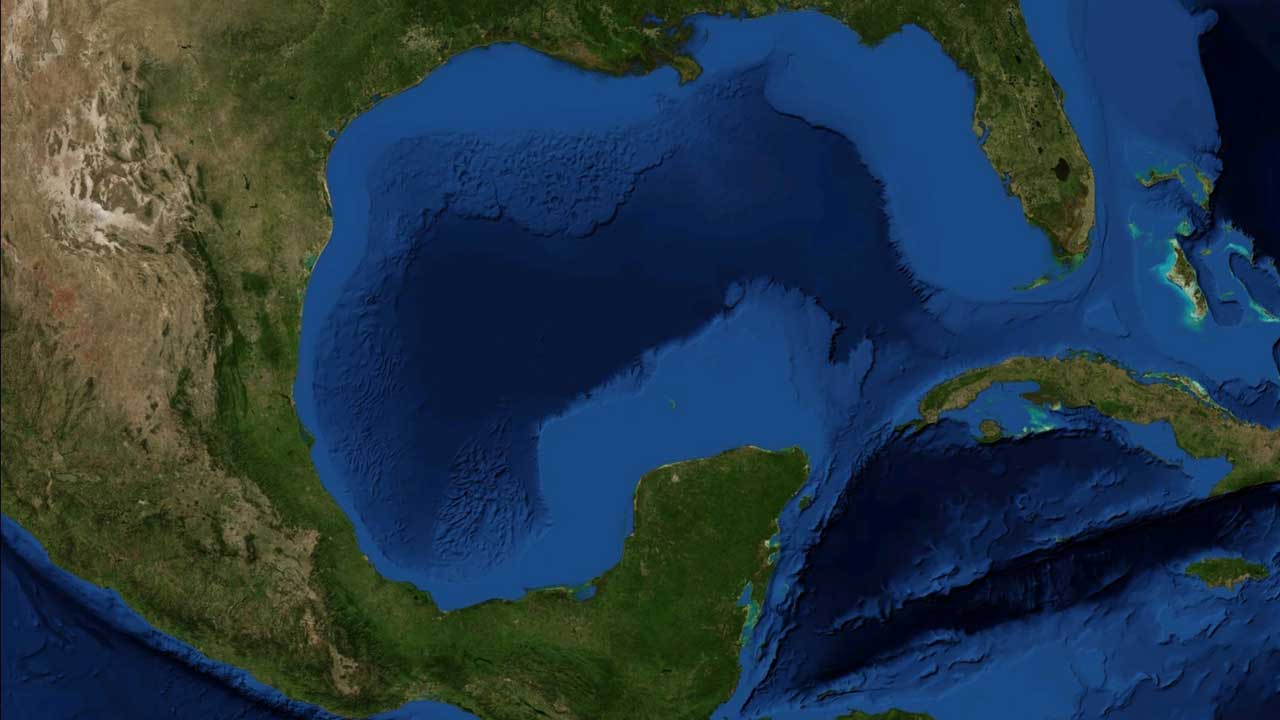 Golfo de México mapa