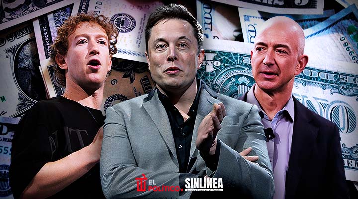 Musk, Bezos y Zuckerberg aumentan su fortuna con llegada de Trump