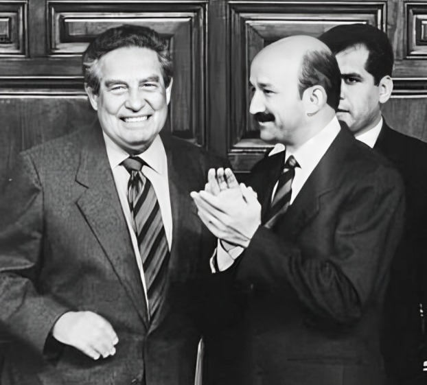 Octavio Paz y Carlos Salinas