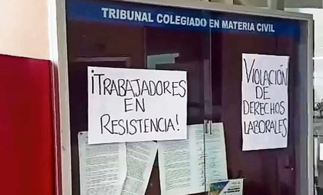 Paro de trabajadores del PJF