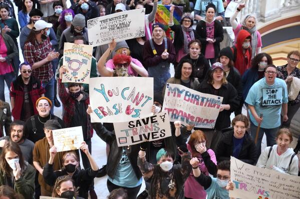 Protestas trans en EU