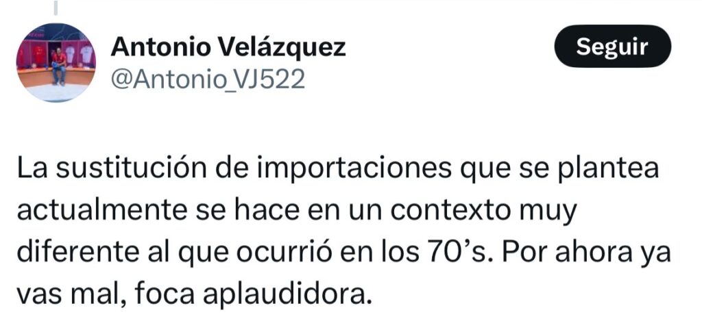 Susutitución de importaciones es diferente ahora