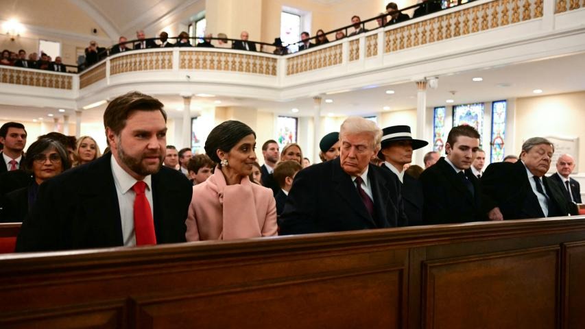 Trump en la iglesia