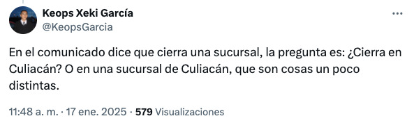 Tunden a Azucena Uresti por cierre de Pizza Hut en Culiacán