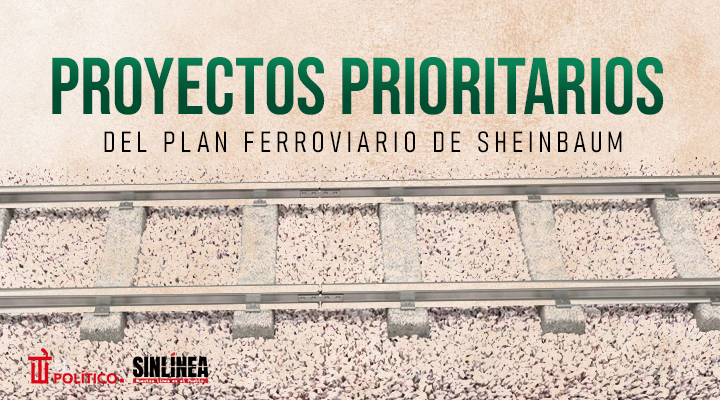 Los 5 proyectos más importantes del plan ferroviario de Sheinbaum